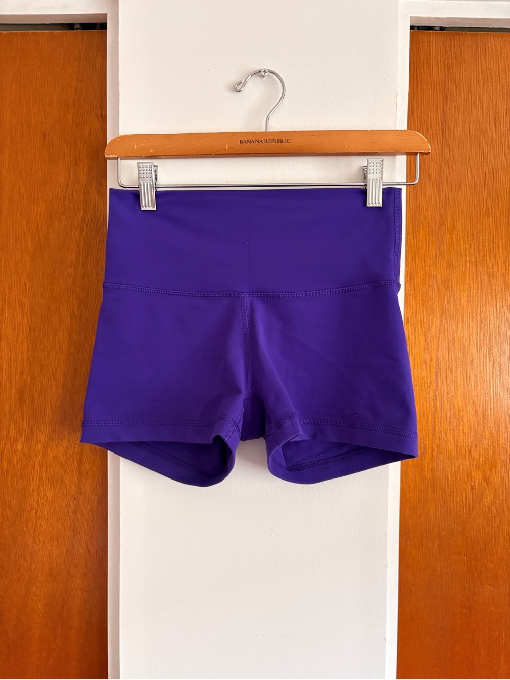 Aritzia TNA Purple Bike Shorts